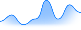 Line graph showing increased visibility